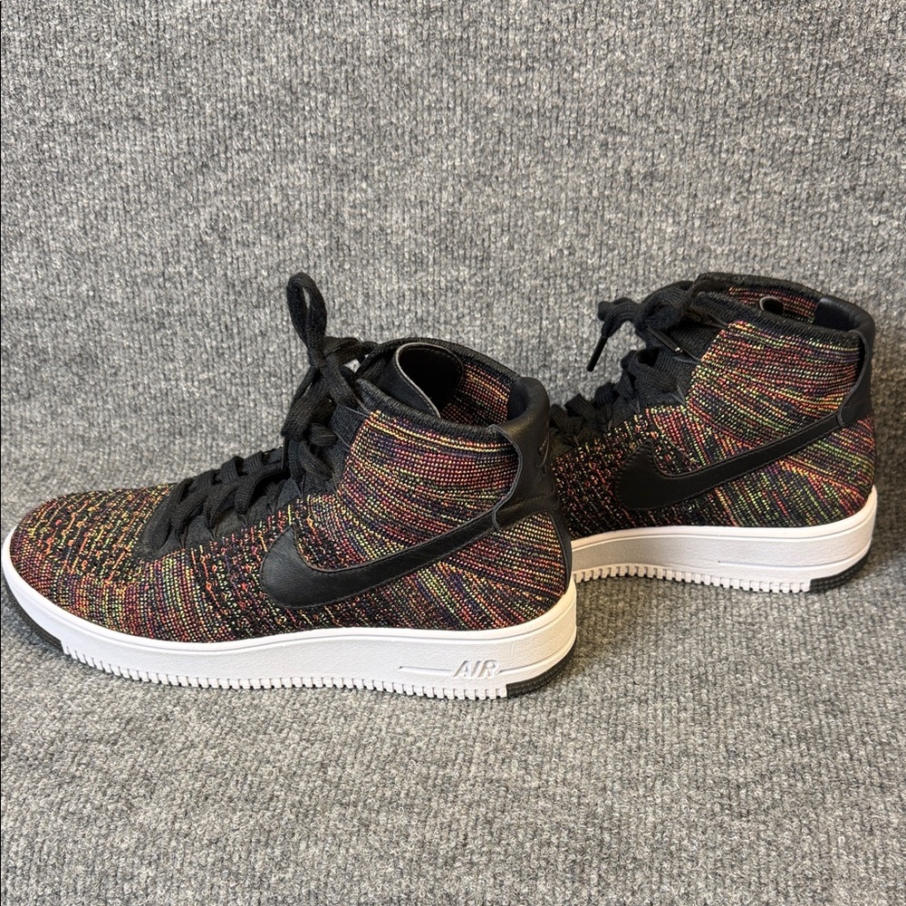 Nike Air Force 1 Ultra Flyknit Mid Multicolor Men's Size 10 US 817420-002 - Picture 4 of 11